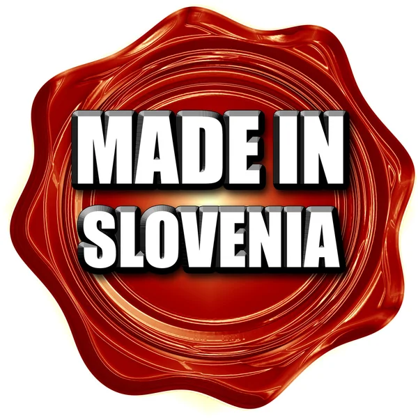 Gemaakt in Slovenië — Stockfoto