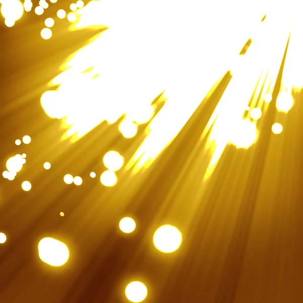 Golden lights background — Stock Photo, Image