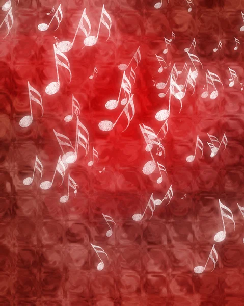 Musical notes on background — Stock Photo, Image