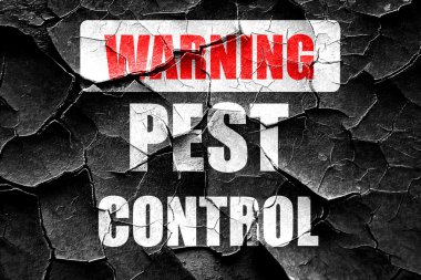 Grunge cracked Pest control background clipart