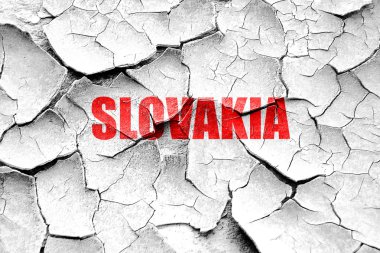 Grunge Slovakya selamlar kırık