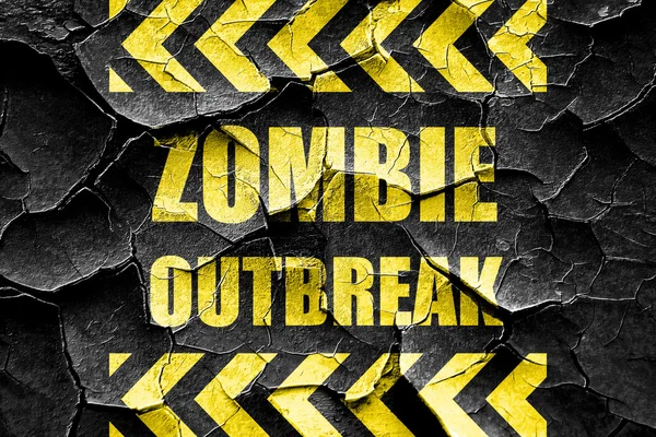 Grunge agrietado virus zombie concepto de fondo —  Fotos de Stock