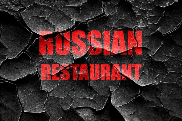 Grunge craqué Délicieuse cuisine russe — Photo