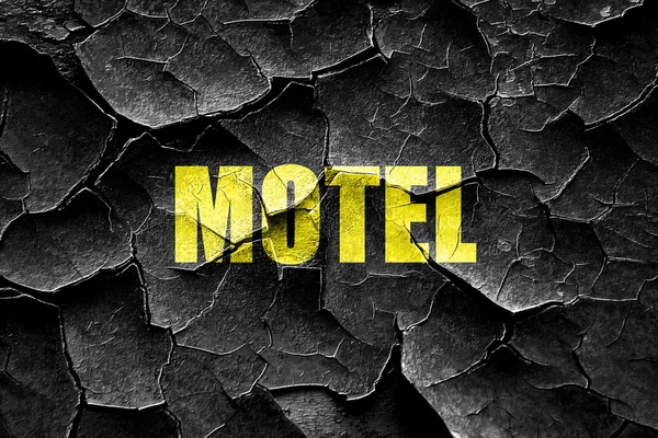 Grunge rachado Sinal de vaga para motel — Fotografia de Stock