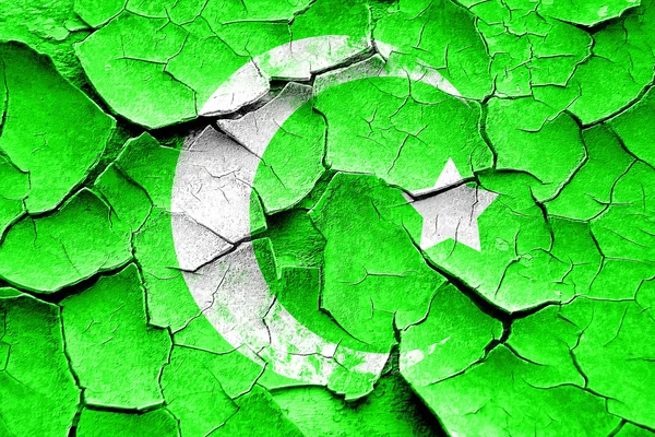 Grunge cracked Islam faith symbol — Stock Photo, Image