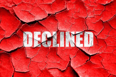 Grunge reddedilen işareti arka plan kırık