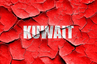 Grunge Kuveyt selamlar kırık