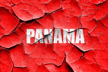 Grunge selamlar Panama'dan kırık.