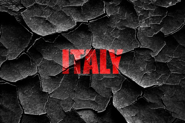 Grunge cracked Greetings from italy — Stock Photo, Image