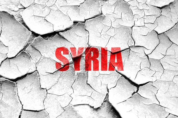 Ilustracja krakowanych pozdrowienia z Syrii — Zdjęcie stockowe