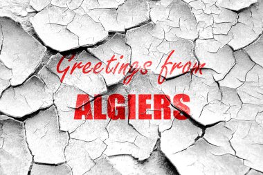 Grunge Cezayir selamlar kırık