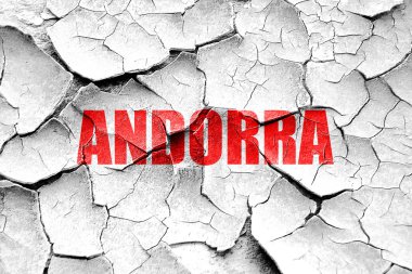 Grunge andorra selamlar kırık