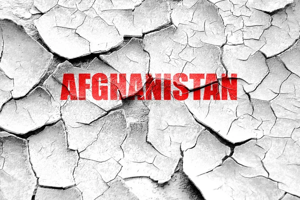 Ilustracja krakowanych pozdrowienia z Afganistanu — Zdjęcie stockowe
