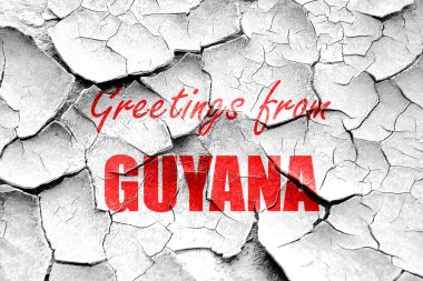 Grunge guyana selamlar kırık