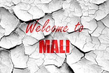Grunge mali Hoşgeldiniz kırık
