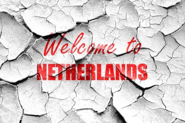 Grunge Hollanda Hoşgeldiniz kırık