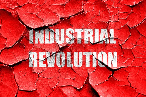 Grunge agrietado revolución industrial fondo —  Fotos de Stock