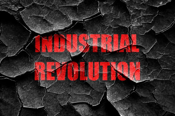 Grunge gebarsten achtergrond van de industriële revolutie — Stockfoto