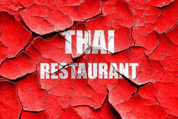 Grunge craqué Délicieuse cuisine thaïlandaise — Photo