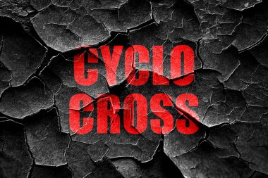 Kırık grunge cyclo çapraz işareti arka plan