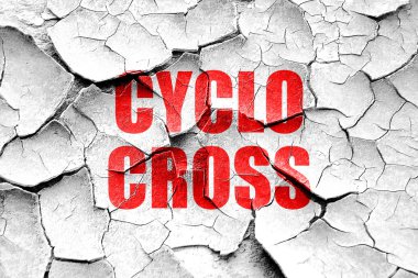 Kırık grunge cyclo çapraz işareti arka plan