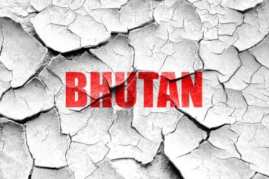 Grunge bhutan selamlar kırık