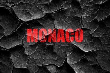 Grunge monaco selamlar kırık