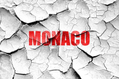 Grunge monaco selamlar kırık
