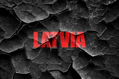 Grunge Letonya selamlar kırık