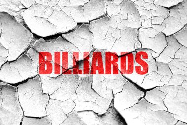 Grunge Bilardo işareti arka plan kırık