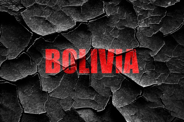Grunge popraskané pozdravy z Bolívie — Stock fotografie
