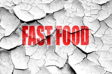 Kırık grunge lezzetli lokanta