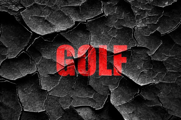 Grunge golf işareti arka plan kırık — Stok fotoğraf