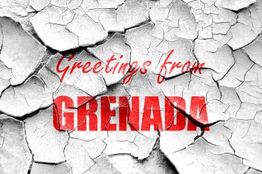 Grunge grenada selamlar kırık