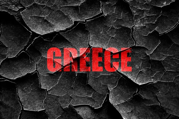 Grunge agrietado Saludos de Grecia — Foto de Stock