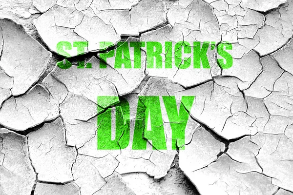 Grunge cracking St patricks giorno — Foto Stock