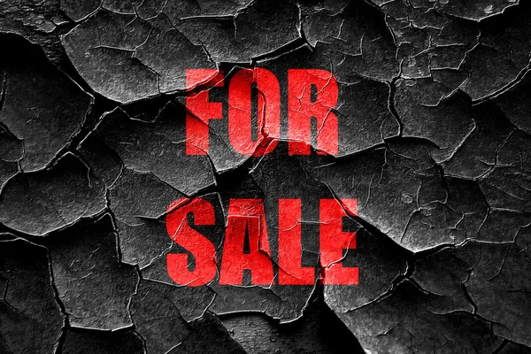 Grunge cracked For sale sign — Stock Photo, Image