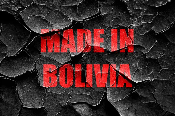 Grunge ραγισμένα Made στη Βολιβία — Φωτογραφία Αρχείου