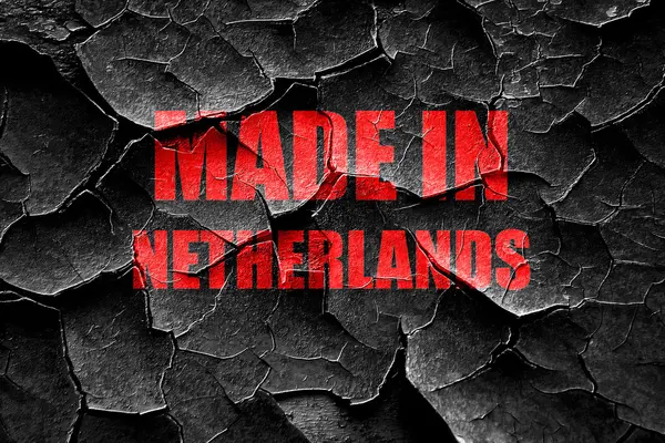 Grunge ραγισμένα Made στην Ολλανδία — Φωτογραφία Αρχείου