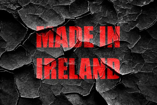 Grunge ραγισμένα Made στην Ιρλανδία — Φωτογραφία Αρχείου