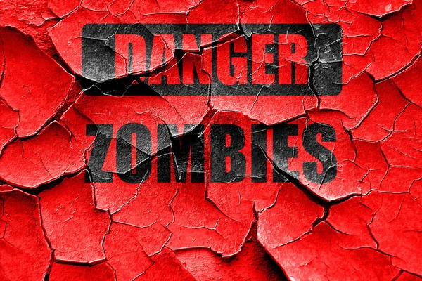 Grunge cracking zombie virus concetto di sfondo — Foto Stock