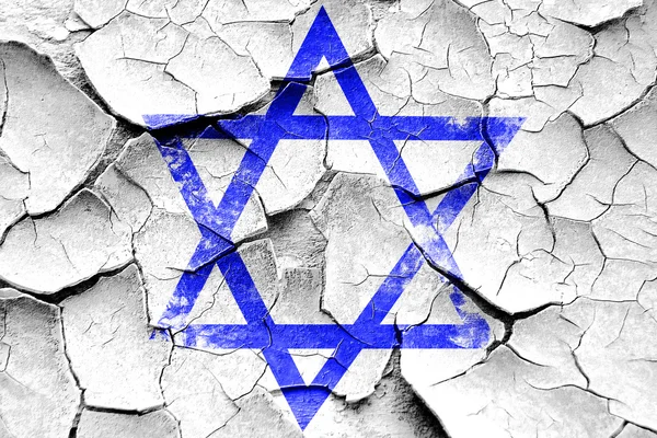 Grunge cracked Star of david — Stock Photo, Image