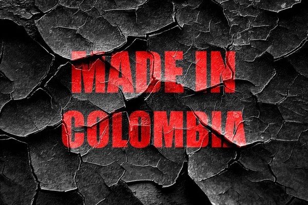 Grunge gebarsten Made in colombia — Stockfoto