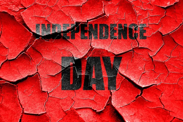 Grunge repedt boldog függetlenség napja — Stock Fotó