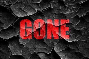 Grunge gitti işaret arka plan kırık