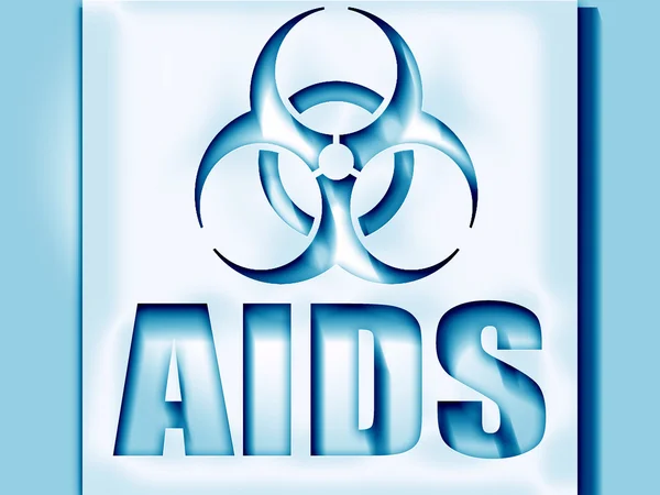 AIDS wirusa koncepcja tło — Zdjęcie stockowe