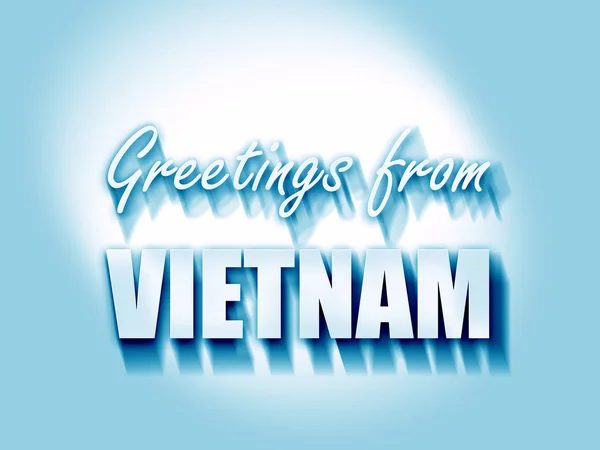 Приветствия из Вьетнама — стоковое фото