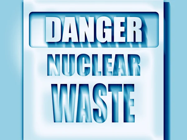 Contexto de perigo nuclear — Fotografia de Stock