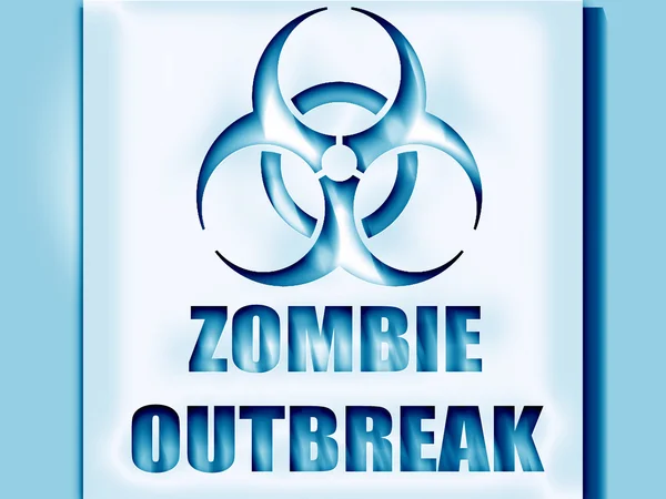 Zombie virus concepto de fondo — Foto de Stock