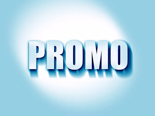 Promo merkki tausta — kuvapankkivalokuva